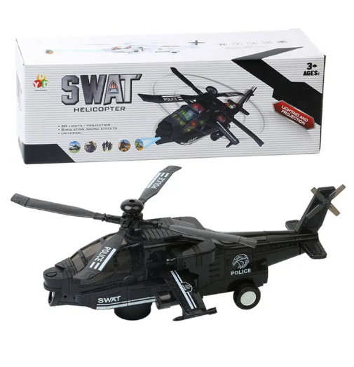 ๐ SWAT Helicopter Toy ๐ Realistic Sounds & Lights ๐ Battery Operated ๐โจ