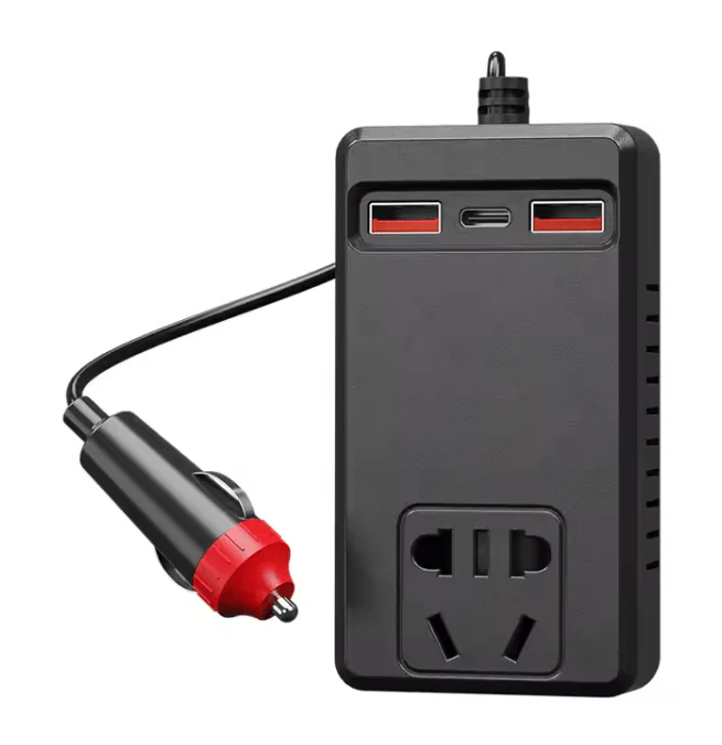 C12 Intelligent Car Power Inverter โก | 150W AC Converter with USB-A & USB-C Ports ๐๐